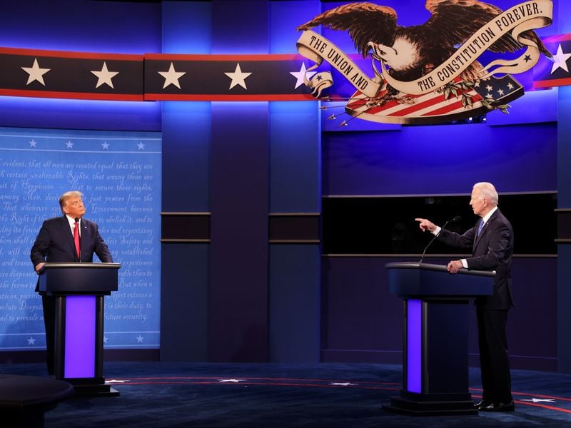 Trump and Biden Likely Won't Shake Hands at Debate, Prediction Market Says