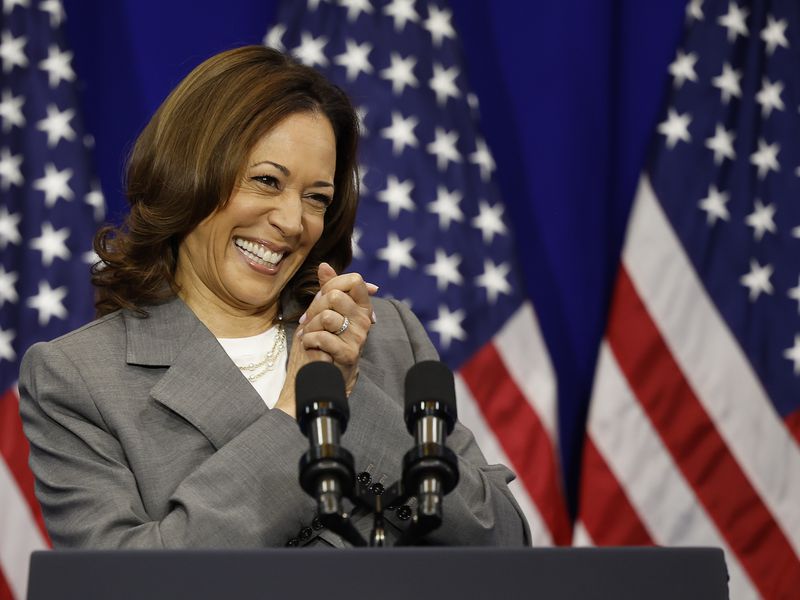 Kamala Harris' Odds of Winning Democratic Nomination Surge on Polymarket