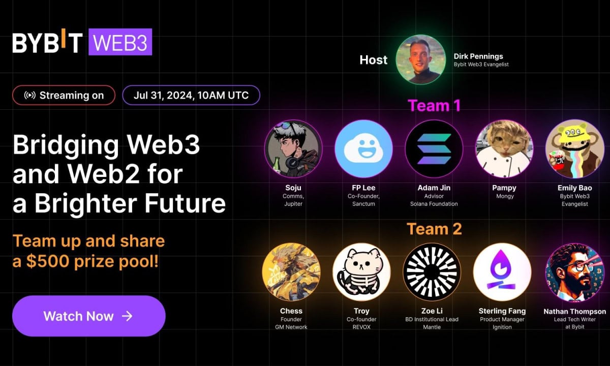 Blinks, AI, Ignition: Bybit’s Star-Studded Livestream to Set Web3 on Fire