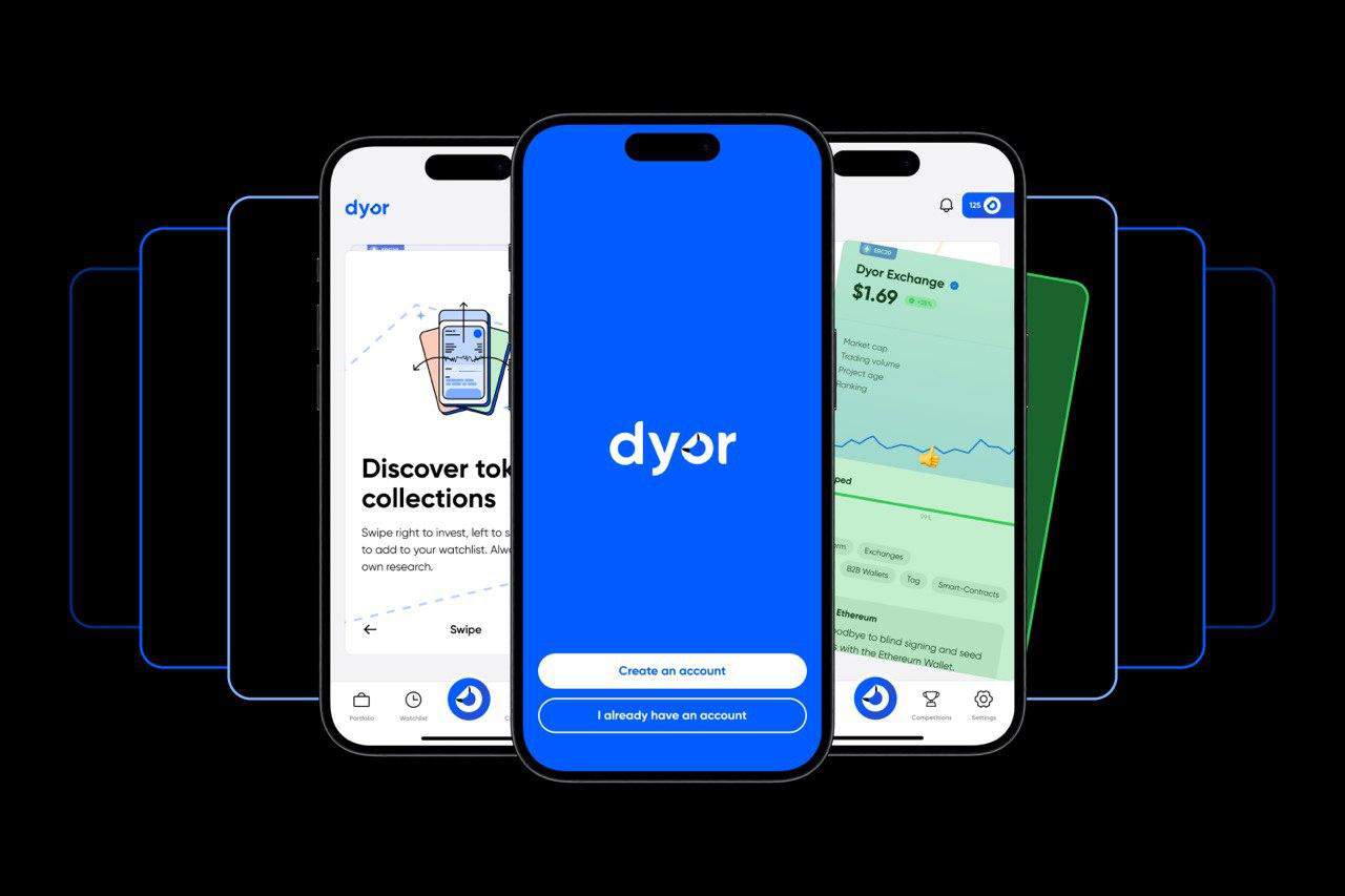 Dyor App launches New Token Collection Feature