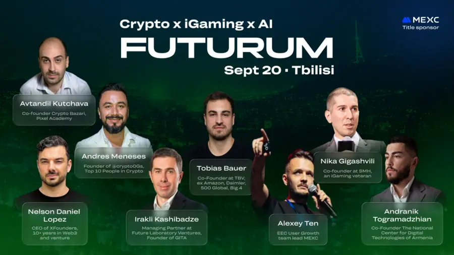 20 сентября в Тбилиси состоится форум о криптовалютах, ИИ и гейминге Futurum